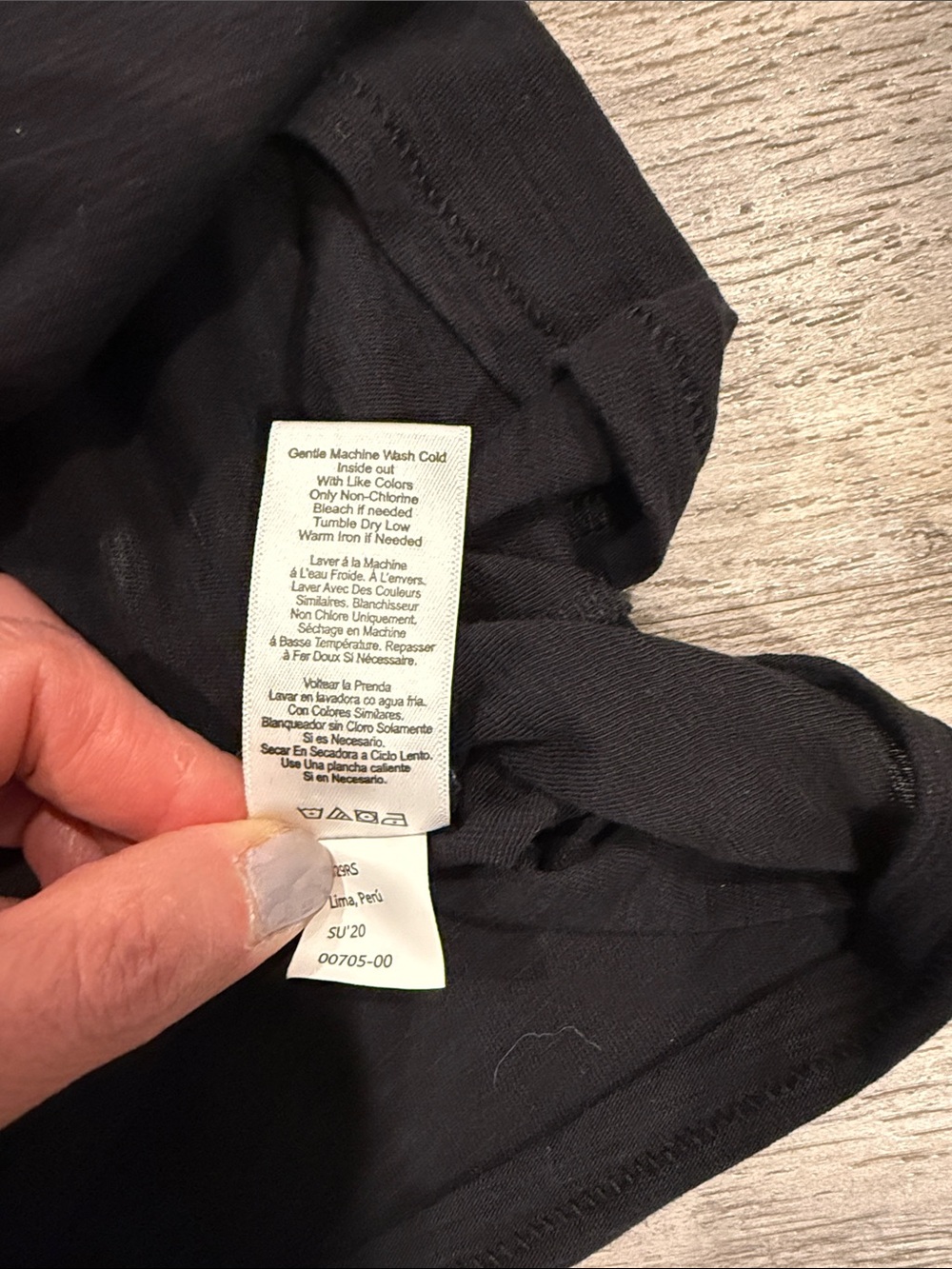 Nation LTD Demi Henley Top Size M Black Elbow Sleeve - Picture 9 of 11